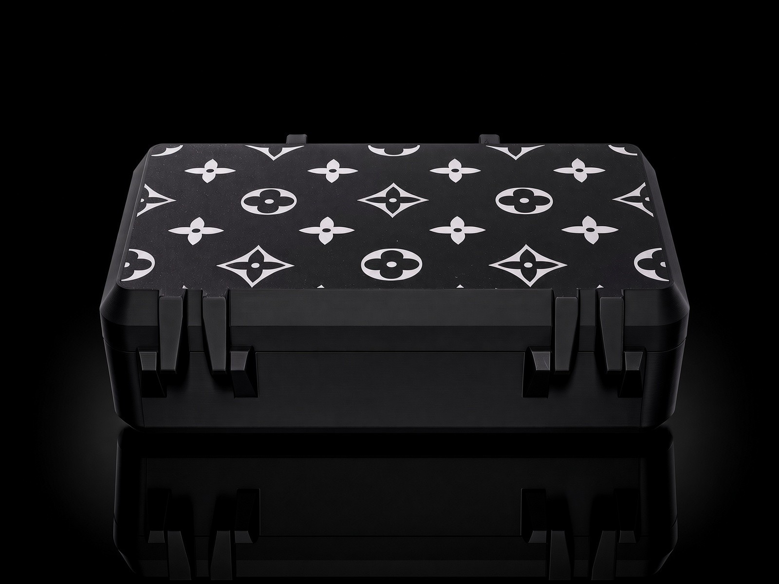 Monogram Travel Case — Front
