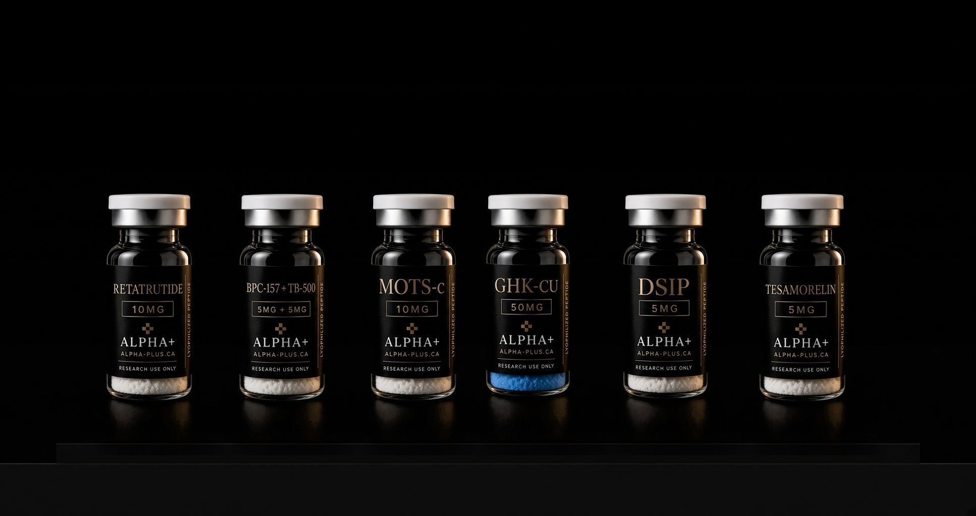ALPHA+ research compounds on display